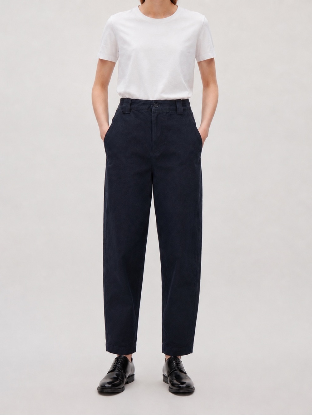 COS Dark Navy High-Waist Jeans Trousers / Size 6